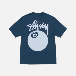 NAVY Blue 8 BALL TEE PIGMENT DYED